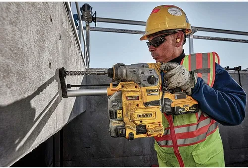 Vista 8 de DEWALT DCH293B 20V Max XR - Taladro de martillo rotativo en forma de L de 1-1/8 pulgadas, sin escobillas, SDS Plus (solo herramienta)