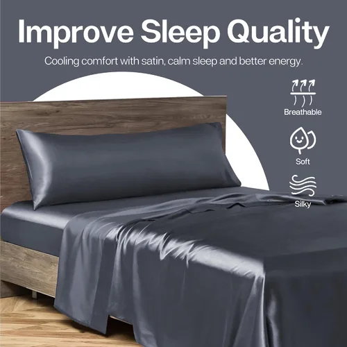 Vista 361 de MR&HM - Funda de almohada de satén