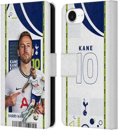 Vista 26 de Head Case Designs Officially Licensed Tottenham Hotspur F.C. Cristian Romero 2022/23 First Team Leather Wallet Case Compatible with Apple iPhone 11