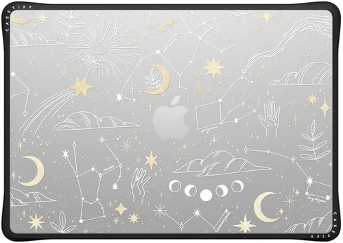 Vista 33 de CASETiFY Impact - Funda para MacBook Air de 13 pulgadas (M1/Intel) [esquinas de impacto acolchadas/resistente a los arañazos/agarre antideslizante]