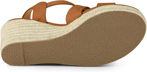 Vista 6 de Allegra K Alpargatas con plataforma y plataforma para mujer