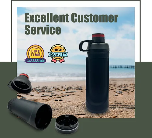 Vista 7 de Botella de agua de desvío con capacidad de 13.5oz - Compartimento oculto definitivo para viajes, playa, automóvil para guardar objetos de valor como