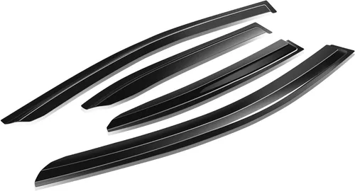 Vista 15 de Auto Dynasty 4 protectores de lluvia con cinta adhesiva para ventana, compatible con Echo 2000-2005 de 4 puertas, protectores de lluvia, deflector