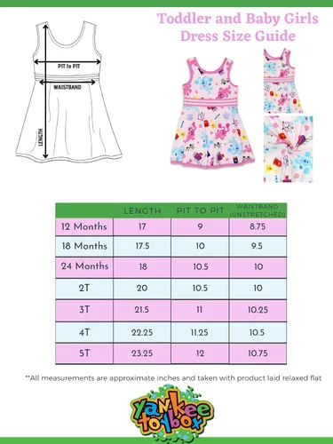 Vista 2 de Nickelodeon Blues Clues You - Vestido ultra suave para niñas pequeñas