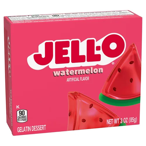 Vista 3 de JELL-O Jello Postre de gelatina, cajas de 3 onzas, paquete de 4
