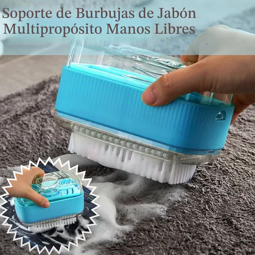 Vista 6 de LELEMON Jabonera multifuncional con drenaje, jabonera multifuncional, almacenamiento de limpieza, caja de espuma 3 en 1 para el hogar, baño, cocina