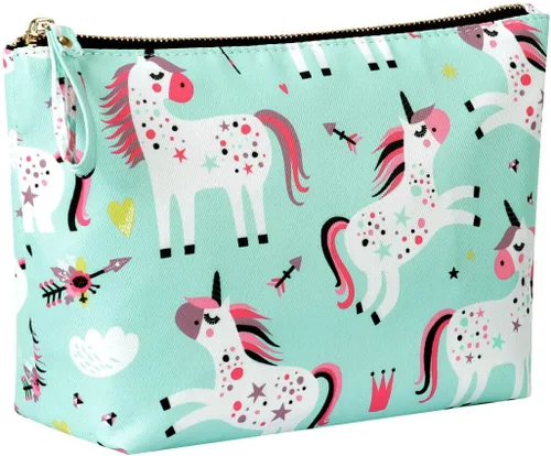 Vista 10 de Kamo Bolsas de maquillaje - Bolsa de cosméticos para mujer, bolsa con cremallera, organizador de cosméticos de viaje, bolsas de viaje para artículos