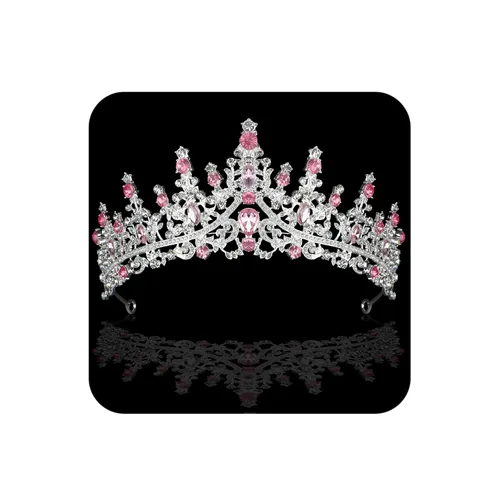 Vista 14 de COCIDE Tiaras para mujeres y niñas, Cristal Diamante falso, Cristal