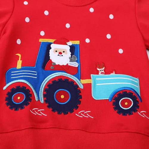 Vista 20 de Bumeex Sudaderas con cuello redondo para niños de 2 a 7 años