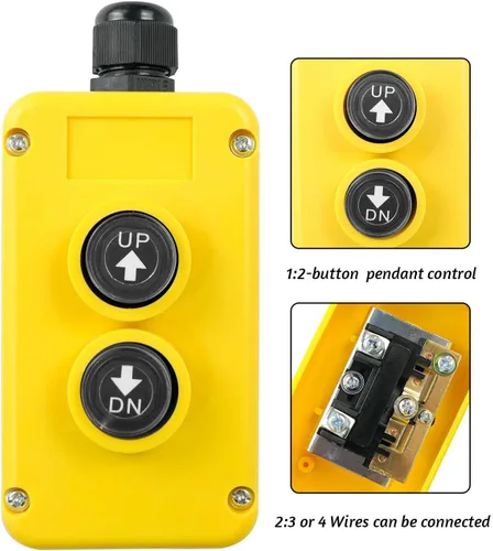 Vista 3 de Interruptor de remolque volquete apto para remolque camión volquete Wrecker G018, remolque arriba abajo interruptor de control