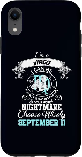 Vista 25 de Virgo Zodiac Sign Astrology Horoscope September 11 Birthday Case for iPhone 17