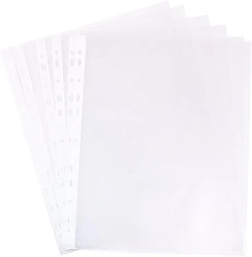 Vista 4 de JAM Paper - Protectores de papel de 8.5 x 11 - Transparentes, Transparente