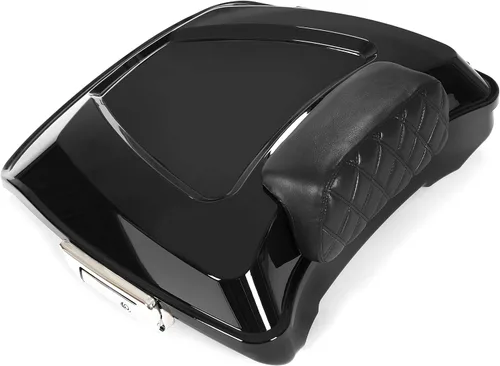 Vista 3 de HECASA Maleta de equipaje Razor con respaldo Argyle compatible con modelos Harley Davidson 1997-2023 Touring Street Glide Road Glide Road King