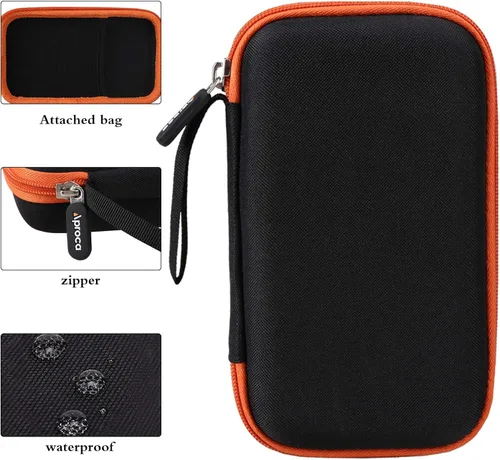 Vista 4 de Aproca Funda compatible con Calculated Industries 4065 4080 Construction Master Pro Calculadora, bolsa de almacenamiento portátil para accesorios