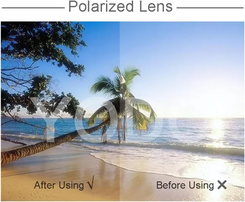 Vista 7 de yodo Gafas de sol ajustadas con lentes polarizadas para hombres y mujeres