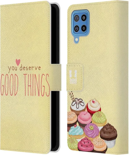 Vista 152 de Head Case Designs Assortment Cupcakes Happiness Leather Wallet Case Compatible with Samsung Galaxy A07 4G Surtido