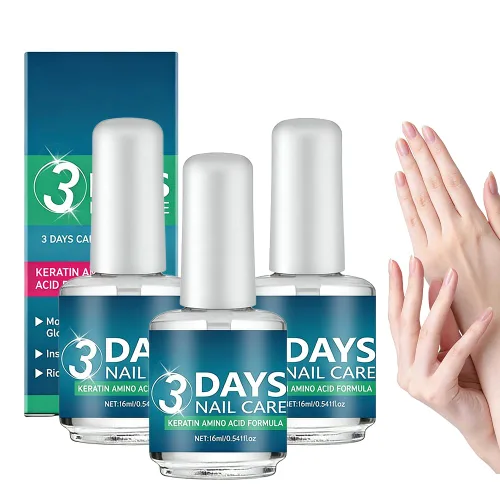 Vista 8 de Aceite de cuidado de uñas secas de 3 días, aceite de cuidado de uñas mejorado de 3 días con queratina para fortalecer e hidratar, aceite de cuidado