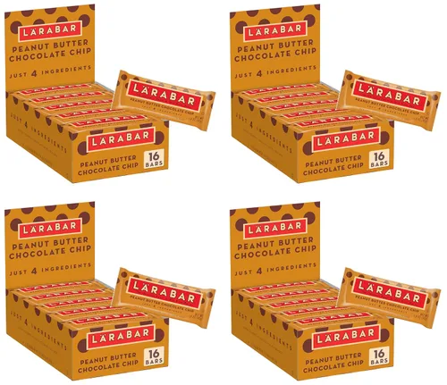 Vista 9 de Larabar - Mantequilla de maní con chispas de chocolate, barras de frutas y nueces sin gluten, 6