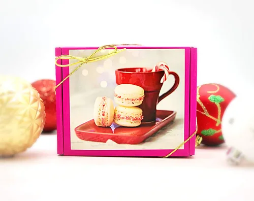 Vista 3 de Caja de regalo especial de macaron de vacaciones (Lychee)
