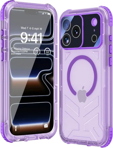 Vista 44 de WIFORT Funda impermeable para iPhone 15, [IP68 bajo el agua a prueba de polvo] [pantalla integrada] [15 pies a prueba de golpes militar], cubierta