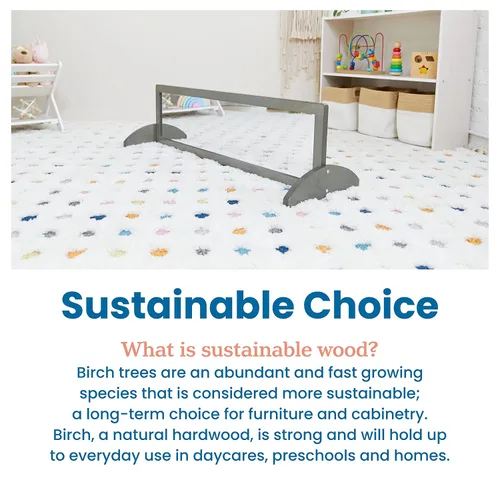Vista 8 de ECR4Kids Espejo bidireccional de doble cara, muebles para niños, lavado gris