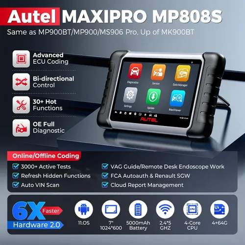 Vista 2 de Autel - MK808 Herramienta de diagnóstico automotriz