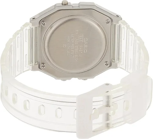 Vista 3 de Casio Reloj juvenil de cuarzo F-91Ws-7 para mujer Azul Patchwork Casual clásico