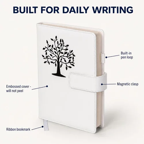 Vista 3 de Diarios de escritura, el árbol de la vida, hojas en blanco