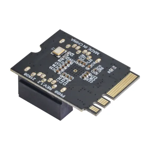 Vista 9 de ChenYang PCIE 3.0 M.2 (A+E Key) a 2 SATA 3.0 Adaptador de tarjeta de extensión para tarjeta de disco duro SATA de la placa base Extensión del puerto