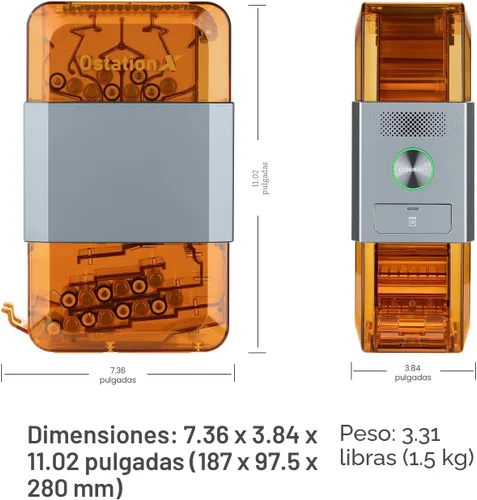 Vista 3 de OLIGHT Cargador de batería AA 3 en 1 32 bahías Ostation X Smart