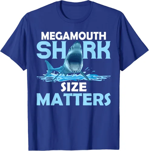 Vista 21 de Mega Shark Size Matter Camiseta Fun Shark Puns, Negro