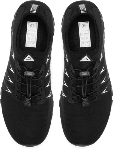 Vista 3 de Racqua Zapatos acuáticos para hombre y mujer, zapatos de natación deportivos de secado rápido, zapatos acuáticos descalzos para navegación, pesca