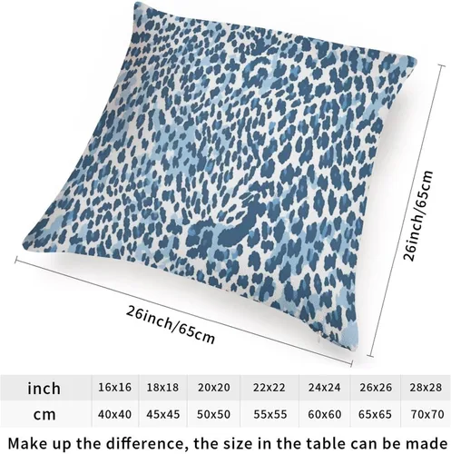 Vista 105 de Funda de cojín decorativa con estampado de guepardo verde peridoto para sofá, funda de almohada verde crema con estampado de leopardo con A-16