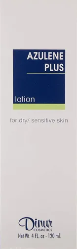 Vista 2 de Dinur Cosmetics AZULENE PLUS Loción para pieles secas/sensibles 4 fl. oz. 4.1 fl oz