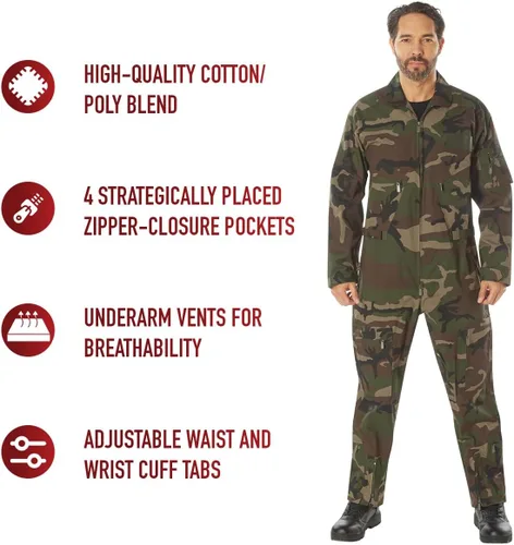 Vista 15 de Rothco - Traje de vuelo para hombre, disfraz de piloto de combate para cosplay