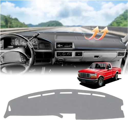 Vista 63 de CARTIST Cubierta negra para salpicadero para Toyota Solara 2004-2008, antideslizante, antirreflejo, protección UV, tapete interior de primera calidad