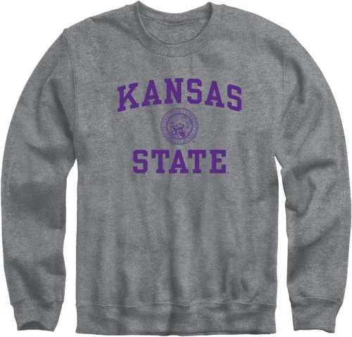 Vista 4 de Barnesmith - Sudadera unisex con cuello redondo para la universidad, con logotipo clásico, para adultos