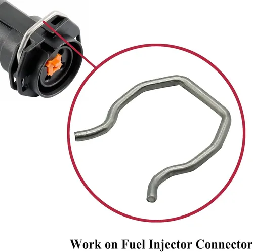Vista 4 de 8 clips de inyector de combustible para 2003-2010 6.0L Powerstroke Diesel Plug retainer clips, Replacement for W301222, Fastener seal parts