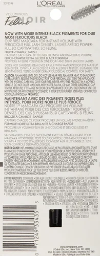 Vista 3 de L'Oreal Paris máscara voluminosa a prueba de agua Feline