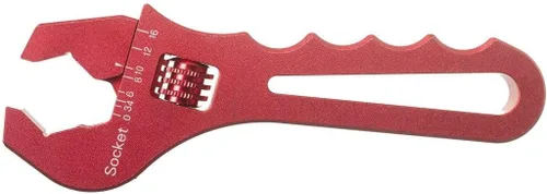 Vista 4 de Red Horse Redhorse Performance 5316-3 - Llave ajustable (rojo), 1 paquete