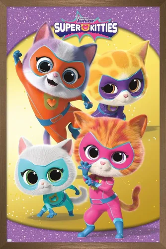 Vista 12 de Disney Junior Super Kitties - Póster de pared grupal, 34 pulgadas de largo x 22.4 pulgadas de ancho, versión premium sin marco