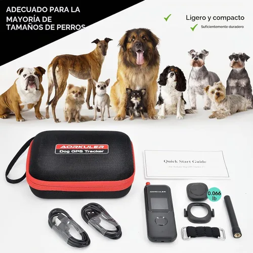 Vista 9 de Aorkuler Rastreador GPS para perros – Sin teléfono, sin señal, sin suscripción Dirección en tiempo real y distancia de hasta 3.5 millas Diseñado
