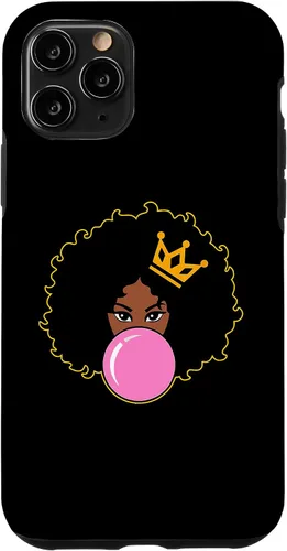 Vista 10 de Funda para iPhone 15, diseño de melanina, diseño de melanina, color rosa mágico