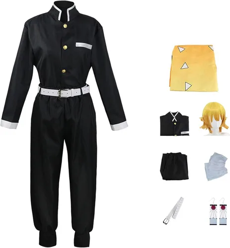 Vista 14 de UZAIN Disfraz de cosplay de anime, kimonos, uniforme de Halloween Traje-2