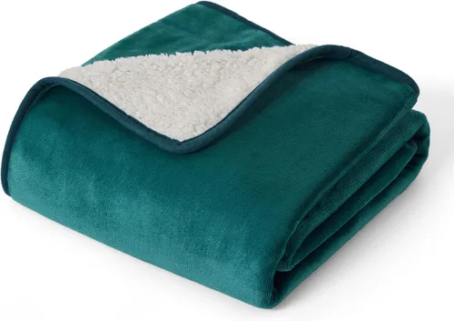 Vista 95 de Bedsure - Mantas impermeables para perros pequeños - Manta de felpa de sherpa con impresión suave lavable para perros y gatos, protector de muebles