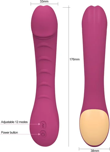 Vista 7 de Juguete sexual vibrador con 12 modos de vibrador para mujer, consolador de punto G, juguetes sexuales para mujeres, estimulador del clítoris
