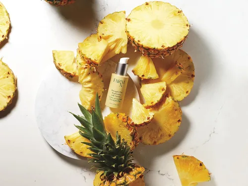 Vista 7 de Farm Rx Pineapple Plus Brightening Jelly Serum, iluminador, exfoliante, piel suave, rico en antioxidantes, vitaminas y minerales, ayuda