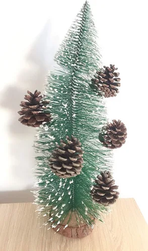 Vista 5 de PineCones - Paquete alto a granel, totalmente naturales, piñas grandes y piñas de pino naturales perfectas para adornos colgantes de Navidad