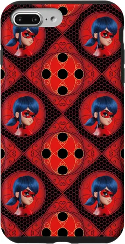 Vista 12 de Miraculous Ladybug and Cat Noir The Movie LB Pattern Case para iPhone 17