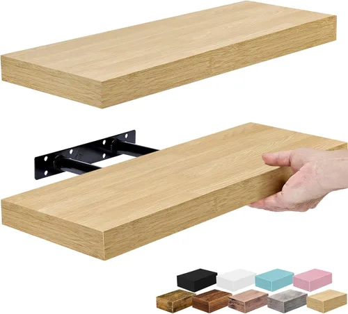 Vista 43 de Sorbus Estantes flotantes para pared, estante flotante de 16 pulgadas para cocina, dormitorio, sala de estar, baño, hogar y decoración de pared
